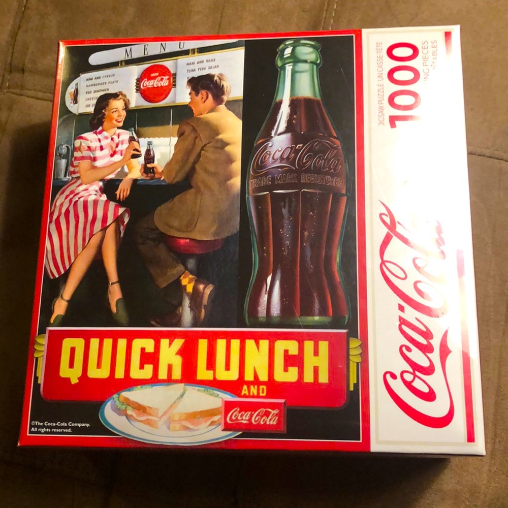 CocaCola 1000 piece puzzle new!